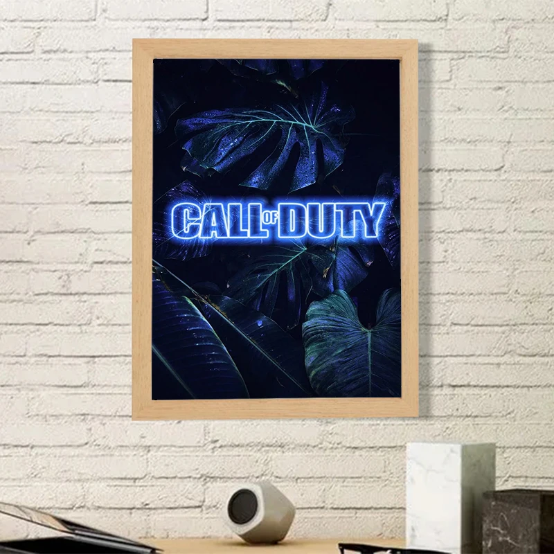 Home Decorations for the Room Game C-Call of Duty Decorative Paintings Canvas Wall Decoration Painting Decor Poster Art Posters