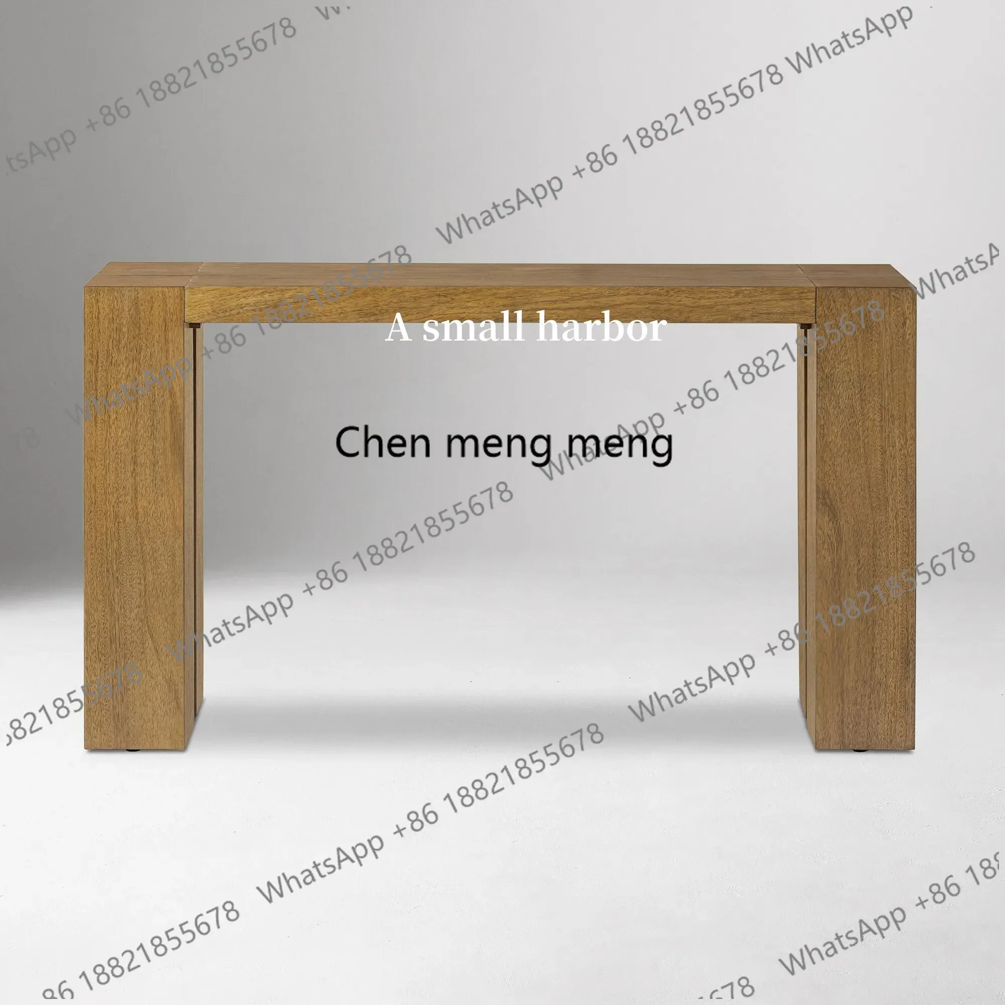 B178 Second-hand entrance table, wabi-sabi style, retro solid wood view, Taipei European entrance cabinet