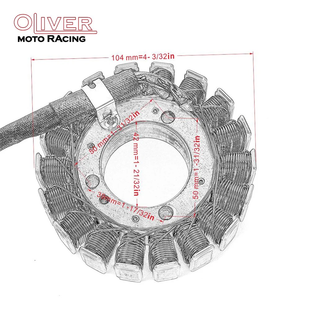 Motorcycle Magneto Stator Coil 5LV-81410-00 For Yamaha FZS1 FZS1000 FAZER 2001 2002 2003 2004 2005