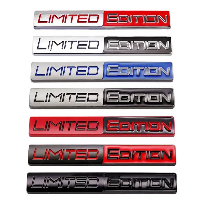 자동차 후면 트렁크 배지 사이드 펜더 스티커, 3D 금속 한정판 장식 프론트 그릴 엠블럼, 바디 데칼 스타일링 액세서리