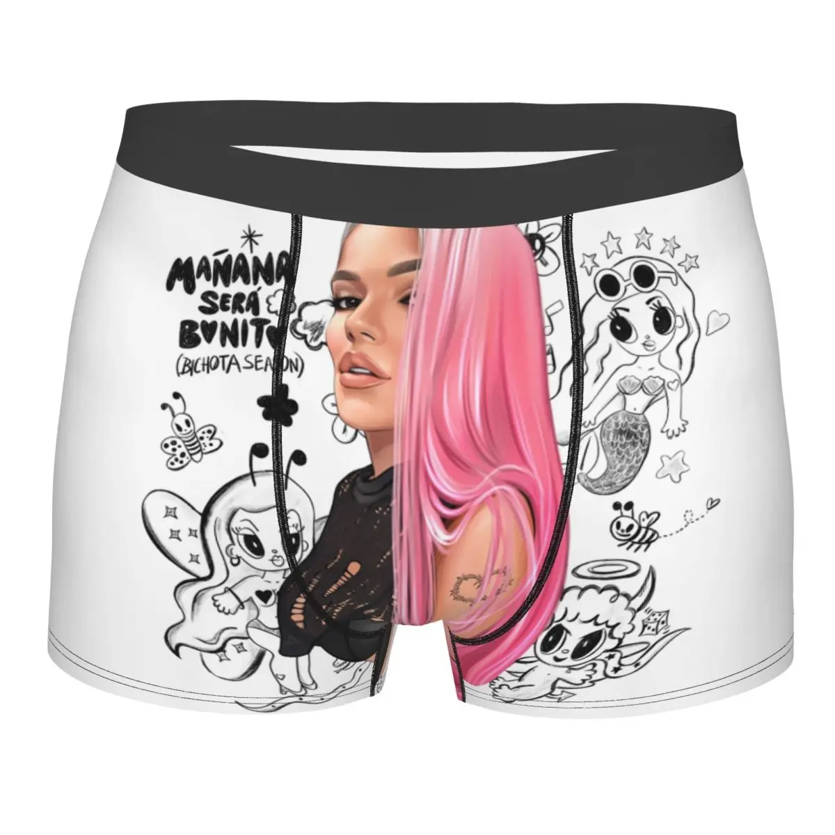 

Мужские трусы-боксеры Cool Manana Sera Bonito Karol G, дышащие трусы, нижнее белье