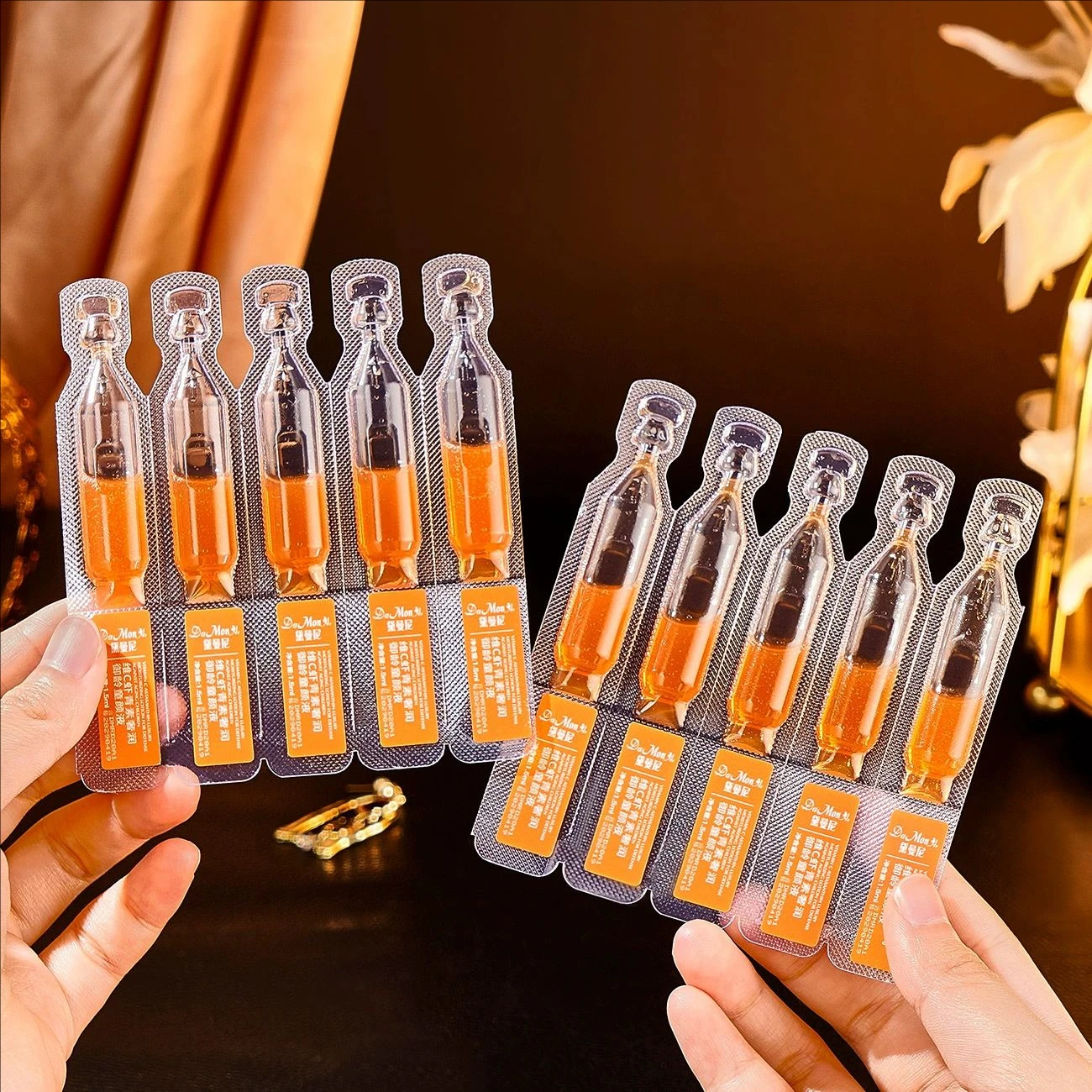 10pcs/box Astaxanthin Facial Essence Kit Collagen Hyaluronic Acid Moisturizing Rejuvenation Vitamin C Beauty Skin Care