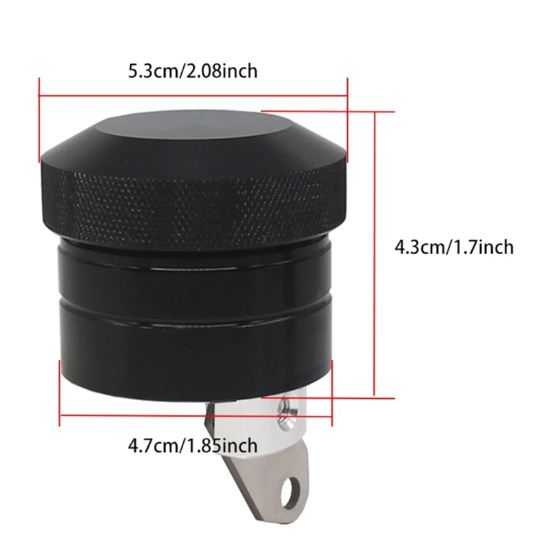 Universal Motorbike Lubrication System Accessories Chain Oiler System Fit for Suzuki- Black Red
