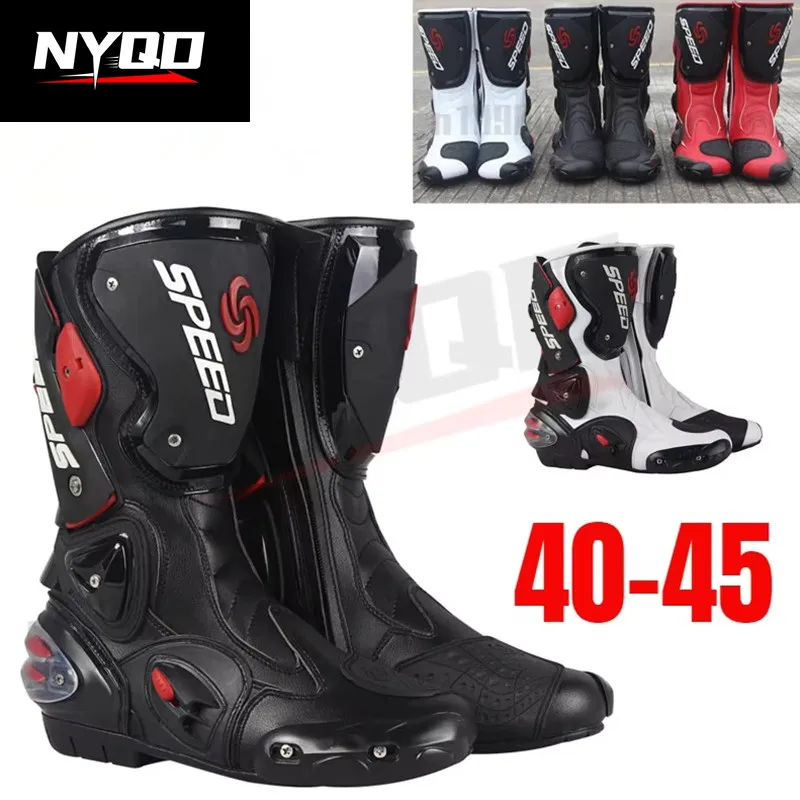 

Motorcycle Riding Shoes for Men,anti-fall,water-repellent,breathable Motorcycle Riding Boots,off-road Racing Shoes