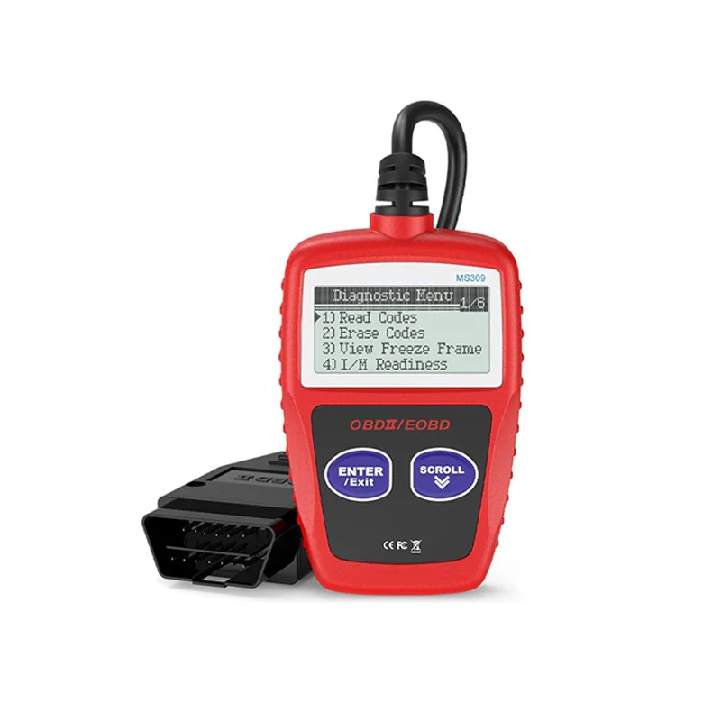 

MS309 Car Code Reader OBD2 Scanner Diagnostic Tool Automotive Engine Trouble Code Diagnostic Scanner Tester OBDII Code Reader