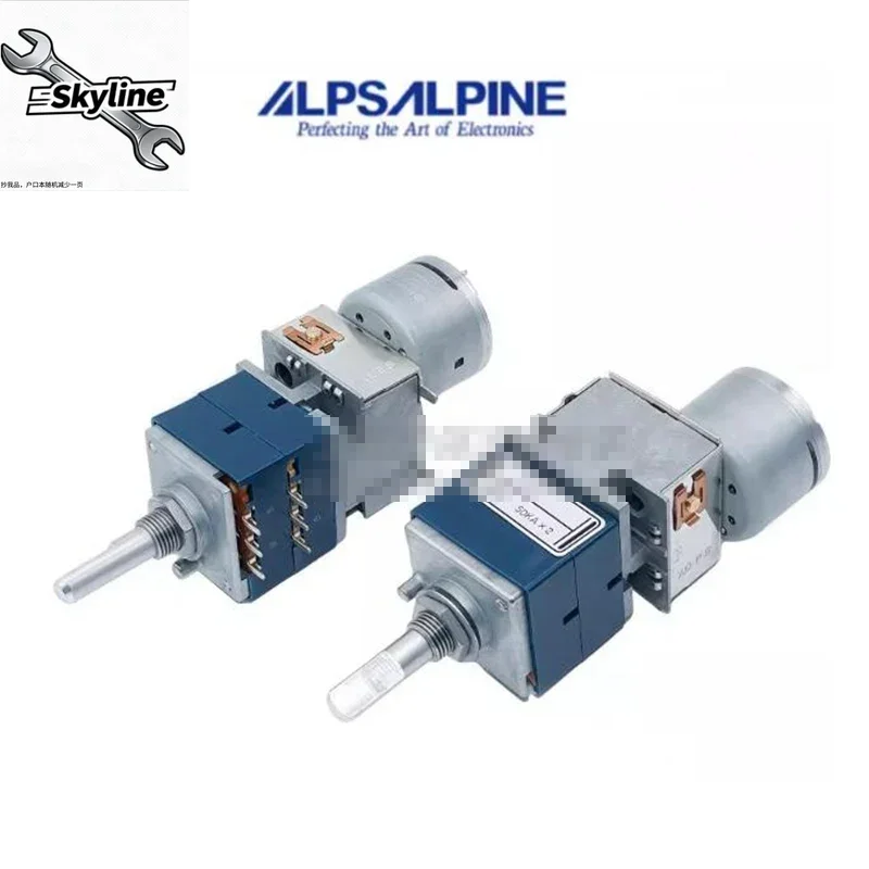 ALPS RK27 Model Dual Potentiometer Motor Volume Amplifier 5K 10K 20K 50K 100K for Audio Equipment