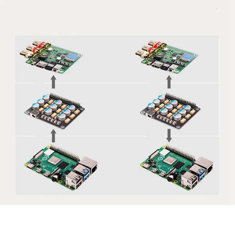 Power Filter Purification Board For Raspberry Pi DAC Audio Decoder Board HIFI Expansion Module F11-003