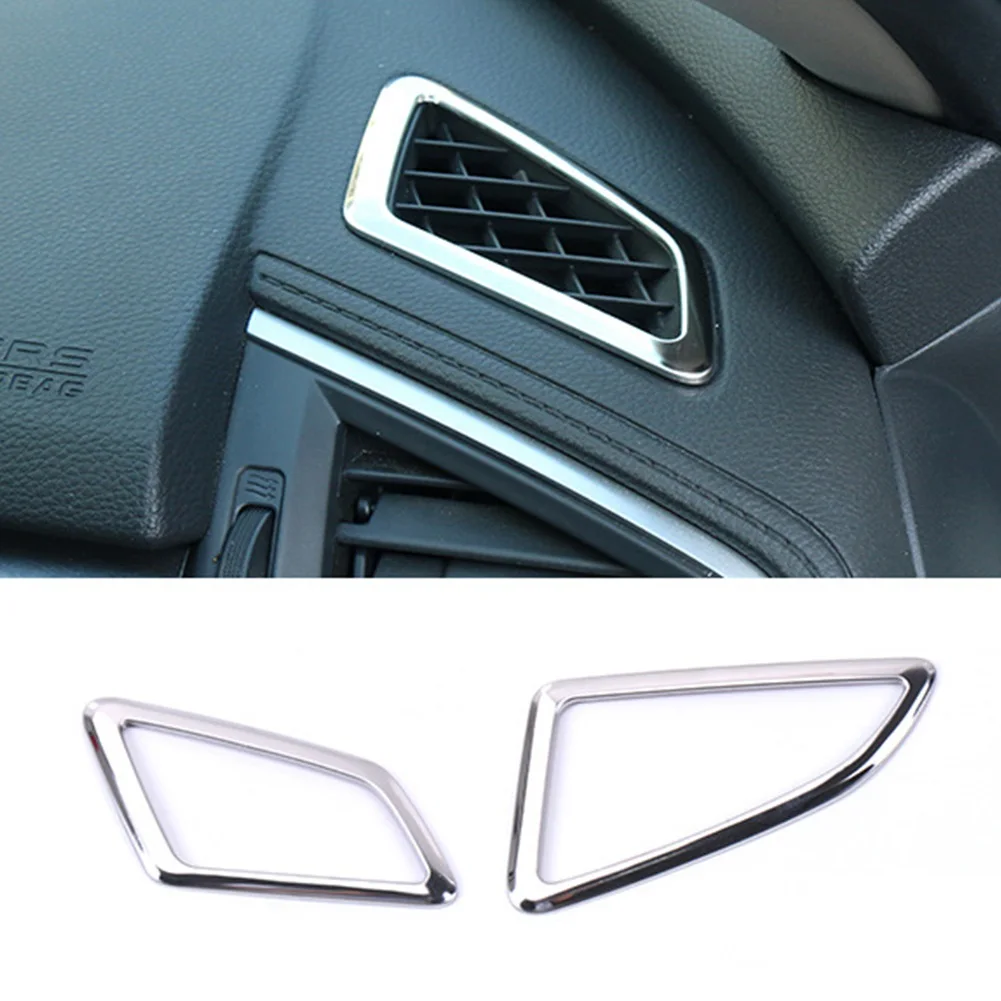 2PCS Car for 10Th Gen Honda Civic 2016 2017 2018 2019 2020 Car Accessories Dashboard Air Vent Wind Outlet Cover Trim Sticker