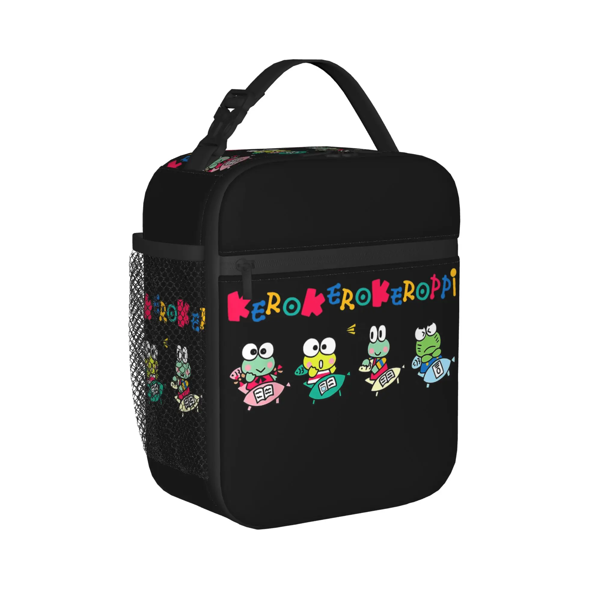 

Keroppi School Insulated Lunch Bag Cooler Bag Lunch Container High Capacity Tote Lunch Box Food Storage Bags Beach Picnic