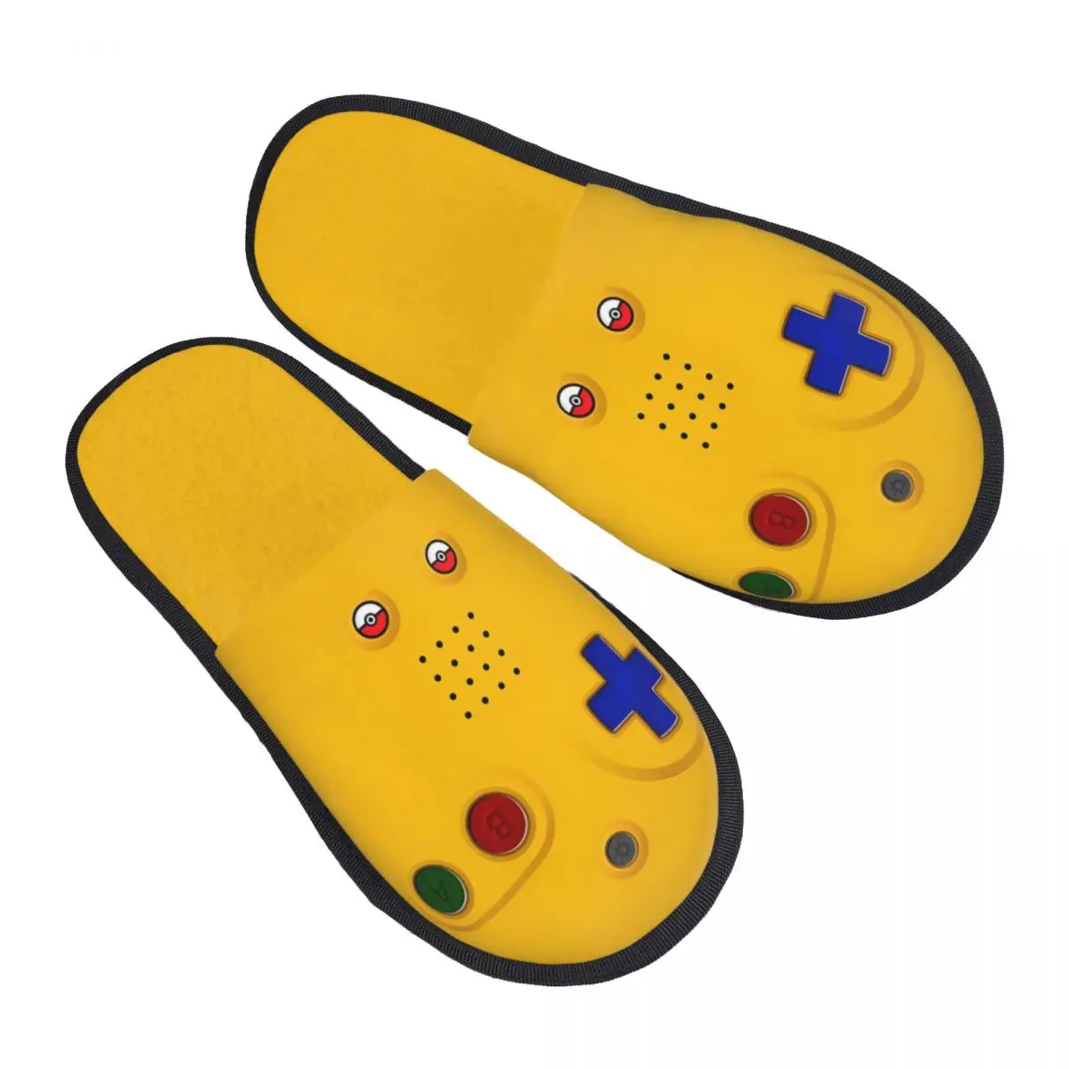 Zapatillas de casa personalizadas para jugadores, pantuflas cómodas y cálidas de espuma viscoelástica, para interior y exterior, regalo para amantes de los videojuegos