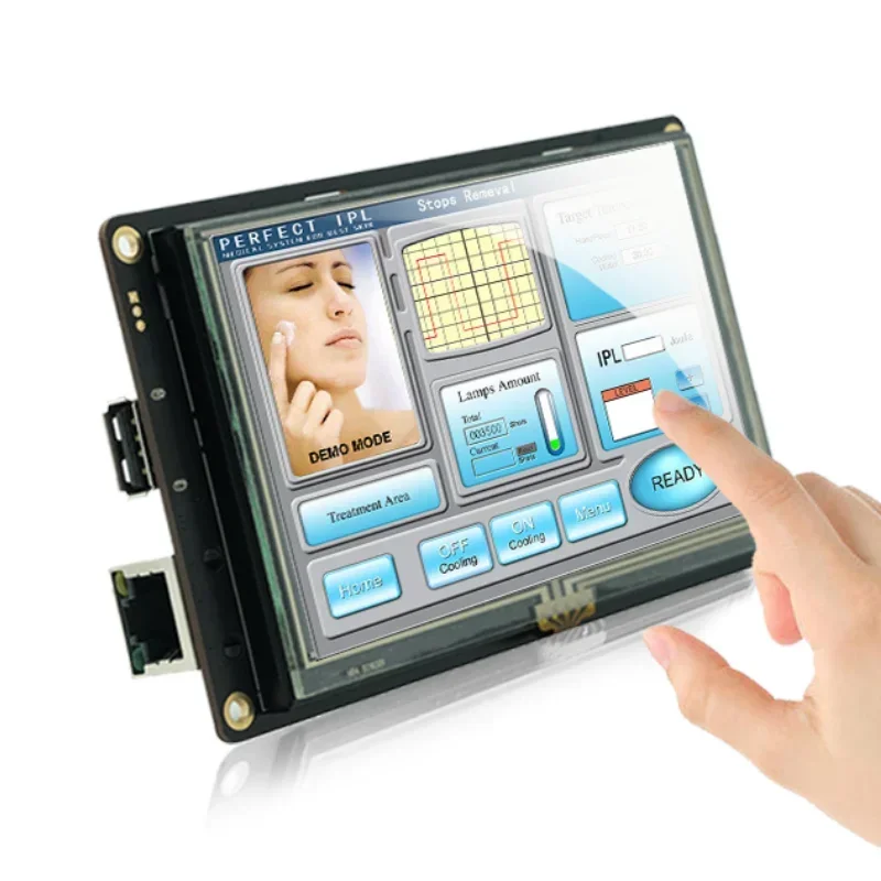 

Дисплей HMI TFT LCD с сенсорным экраном 3.5"-10.4" и бесплатным редактором GUI для Arduino Nano Uno r3 Esp32 S3 C3 C6 Cam 8266