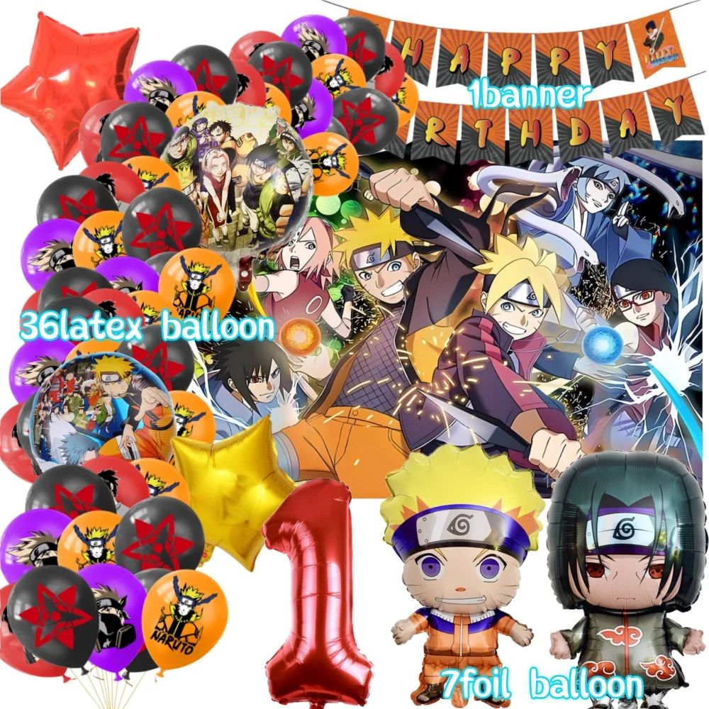 

Narutoed Birthday Party Decor Birthday Decorations 32inch Number Balloon Banner Foil Or latex Balloon Birthday Supplies Gifts