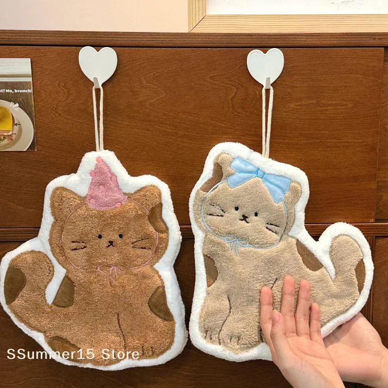 

【R】Creative Design Cartoon Hand Towel Quick Drying Simple Pattern Quick Drying Hand Towel Multi-functional Double-Layer Thick