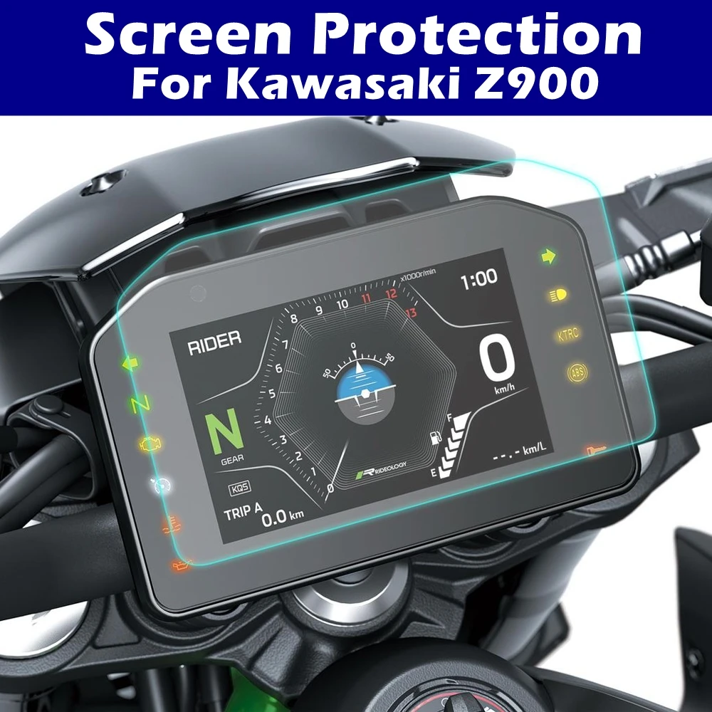 Z900 Anti-Scratch Dashboard Screen Protection For Kawasaki Z 900 2025 Motorcycle Instrument Film Protector Speedometer Guard