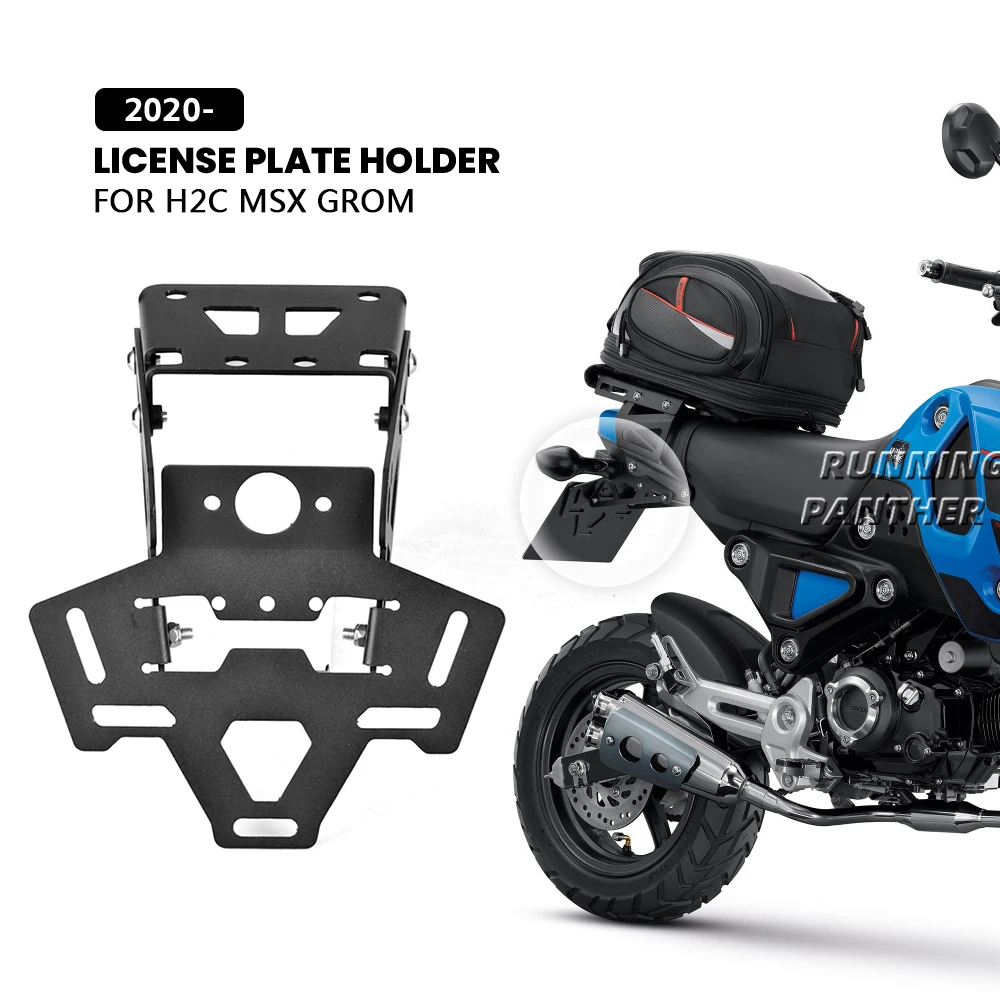 

For Honda H2C MSX GROM 2020 2021 2022 New Motorcycle Rear License Plate Holder Bracket Tail Tidy Fender Eliminator H2C Msx Grom