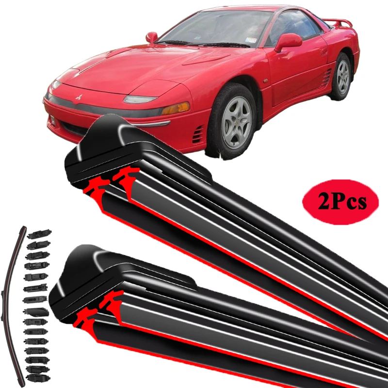

For Mitsubishi 3000GT GTO 1990-2001 Car Windshield Wiper Blade Front Windscreen Brushes Washer Accessories Cleaning Replacement