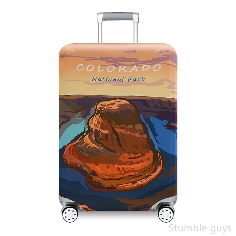 

Прочный эластичный пылезащитный чехол для багажа, защитный от царапин, моющийся, полезен для авиаперелетов, 18-32 дюйма