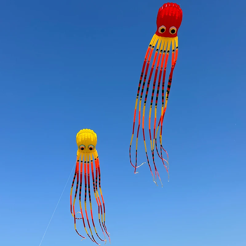 Free Shipping 15m Octopus Kite for Adults Kite Professional Kites Factroy Soft Power Kites