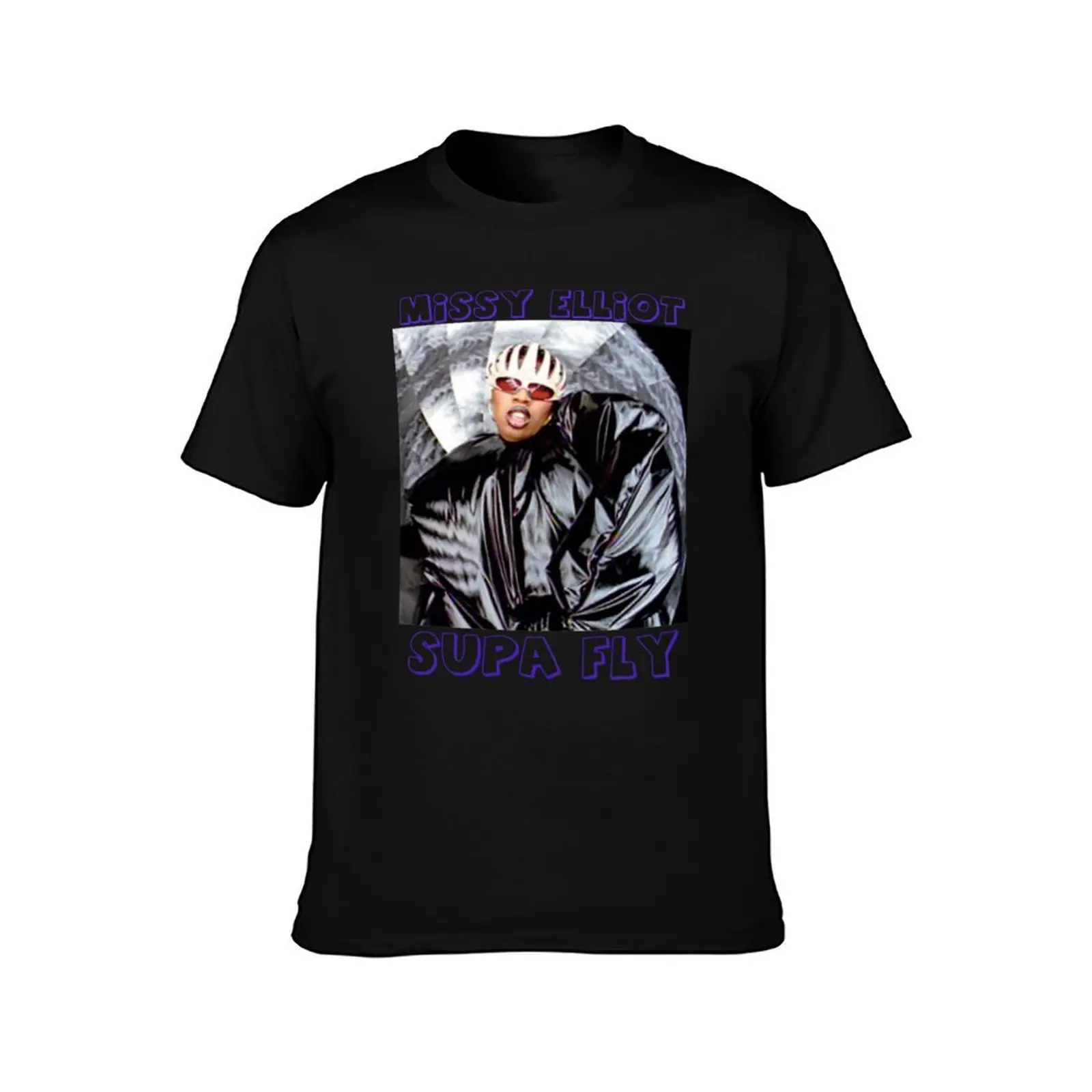 Missy Elliot Supa Fly Hip Hop 2000s misdemeanor elliott 1990s fan art essentials T-Shirt Summer Casual Cotton Tee 100% Cotton