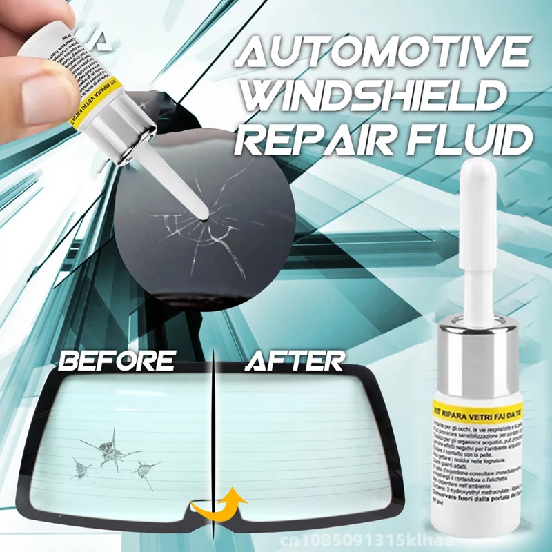 Windshield Crack Repair Fluid Car Window Repair Resin Glass Curing Adhesive DIY Car Windshield Glass Scratch Crack Repair Kit