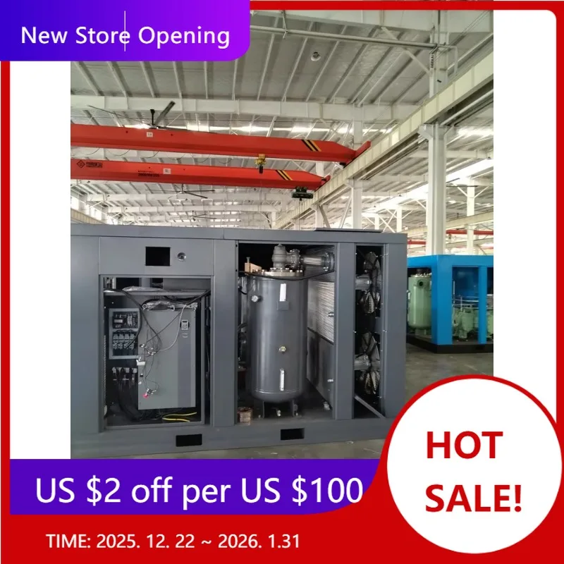 

Factory Factory Direct Sale JRZ-10AYS 0.8MPa Permanent Magnet Integrated Screw Air Compressor 50Hz 3200r/min 7.5KW 8bar 65±2dB(A