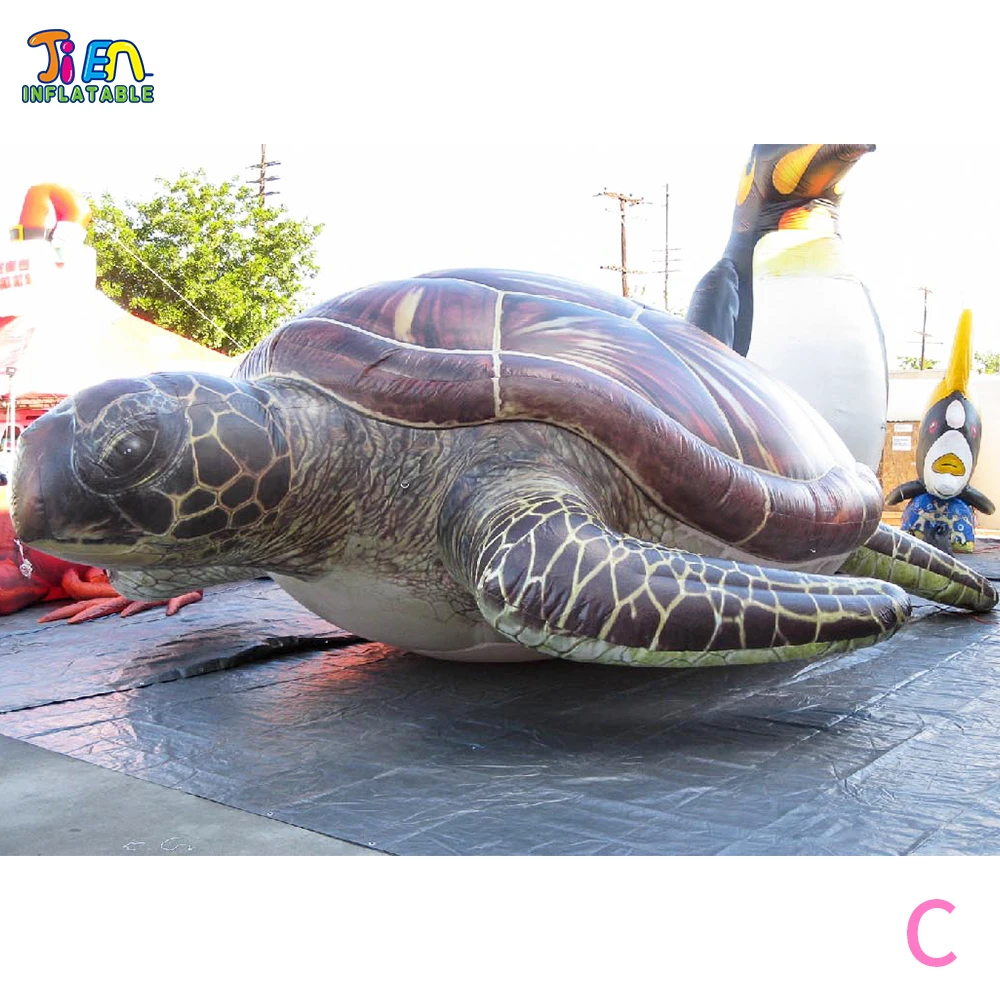 

Free air ship to door, Custom Giant inflatable marine animal model, outdoor advertising inflatable sea turtle for event