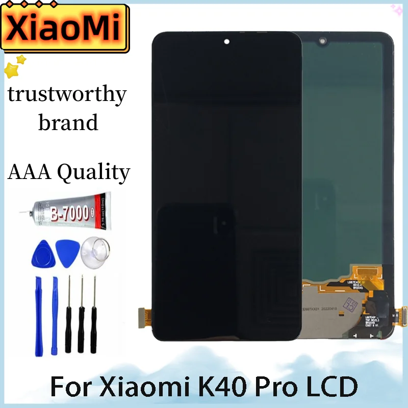 

6.67" LCD For Redmi K40 K40 Pro M2012K11C LCD Touch Screen Digitizer Assembly For Xiaomi POCO F3 Mi 11i M2012K11AG LCD Screen