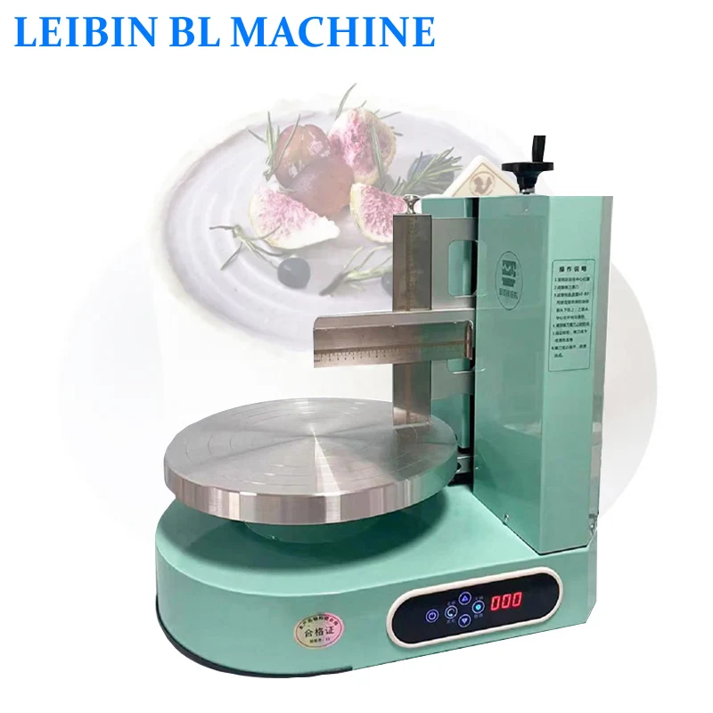 

Hot Sale Cake Smoothing Coating Machine 4-12 Inch Cake Bread Ice Cream Smearing Spreading Machine