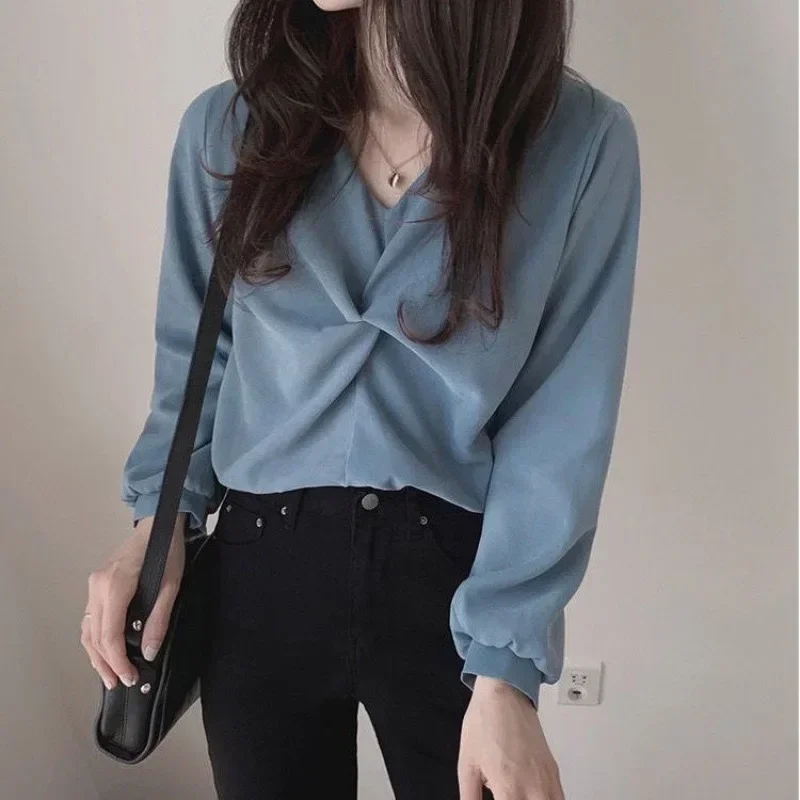 

TPJB новые модные футболки с длинным рукавом женские складные темпераментные милые нерегулярные женские теплые мягкие корейские модные стильные повседневные футболки