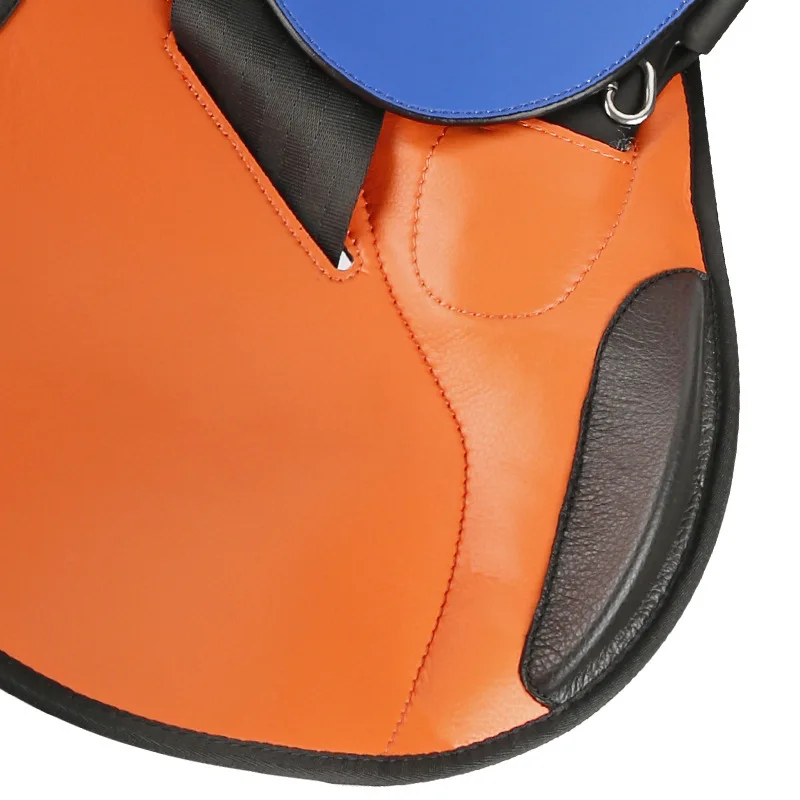Color children's saddle, comprehensive teaching saddle horse, equestrian supplies