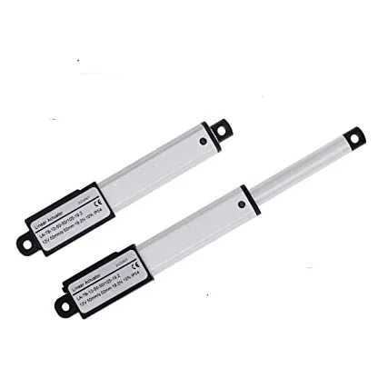 High quality 6V 12V 24V DC Micro linear actuator DC motor 30/50/75mm 100mm 150mm stroke customized 180N force free shipping