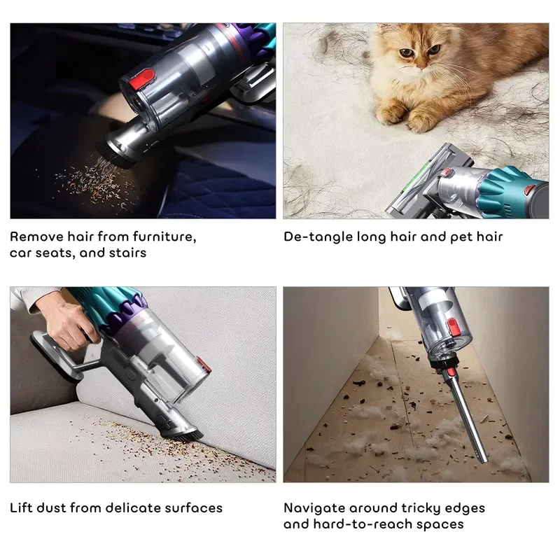 Durable 2200mAh Wireless Vacuum Cleaner 35Kpa Suction Long Working Time for Bedroom Car Office Hotel Daily Cleaning