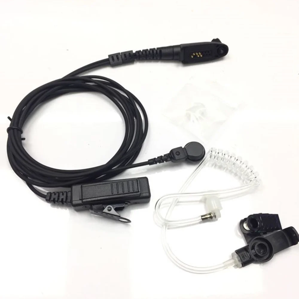 Auricular de tubo de aire con micrófono para Motorola GP328Plus GP344 GP388 GP328-Plus Anysecu F22 F25 W5