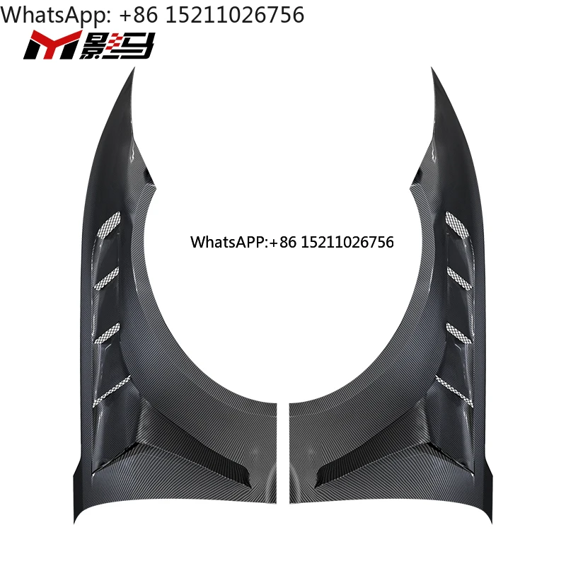 

For Ford Mustang Upgraded Fender With Open Orifice Cooling Fender Gtd Style Carbon Fiber Fender