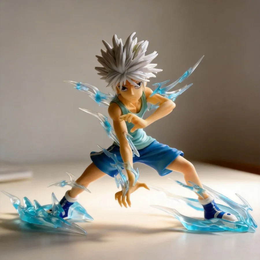 

Hunter x Hunter Killua Zoldyck/Gon Freecss Figure Collectible 19cm Anime Decoration Desktop Ornament Gift for Fans Collection