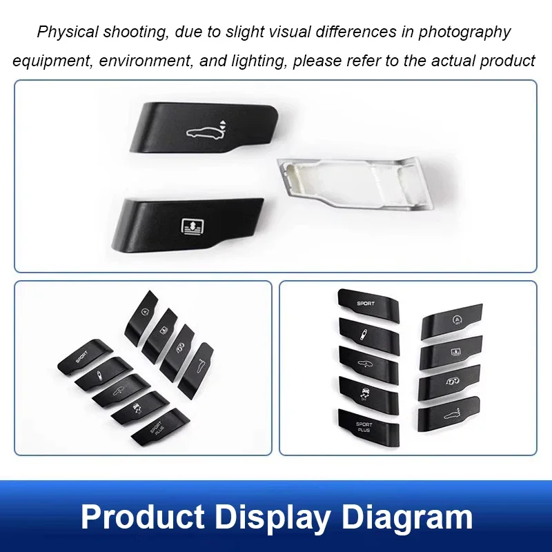 Car Sticker For Porsche Cayenne Macan Panamera Car Air Conditioner Panel Central Control Multifunctional Switch Button Interior