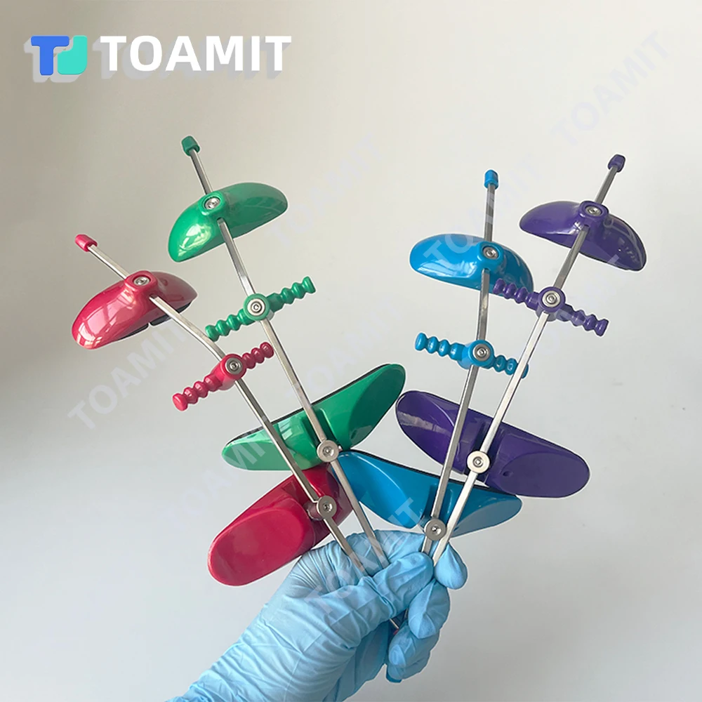 

Orthodontic Headgear Adjustable Facebow Mask Dental High Forward Pull Single Lever Pole Adults Children Underbite Correction