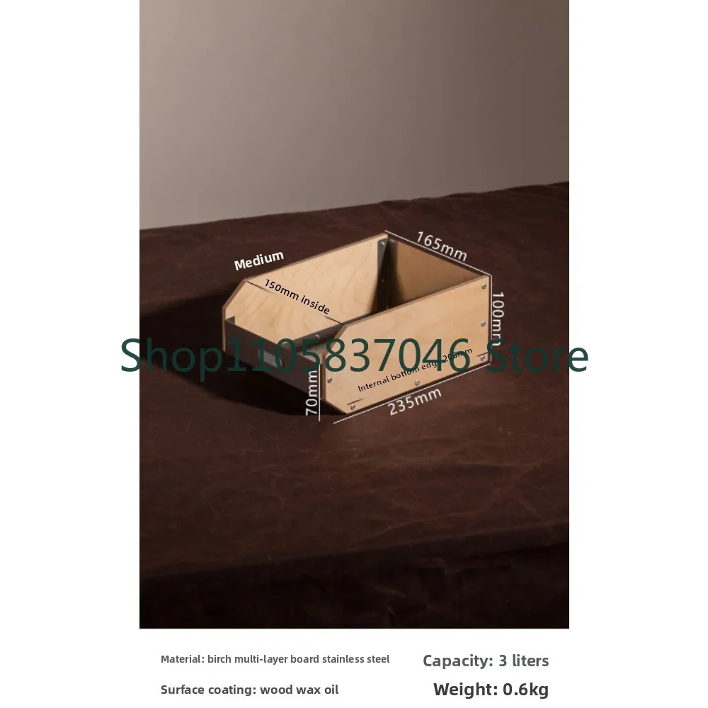 Ship shaped wooden box mini portable desktop universal wooden stackable minimalist home and commercial use