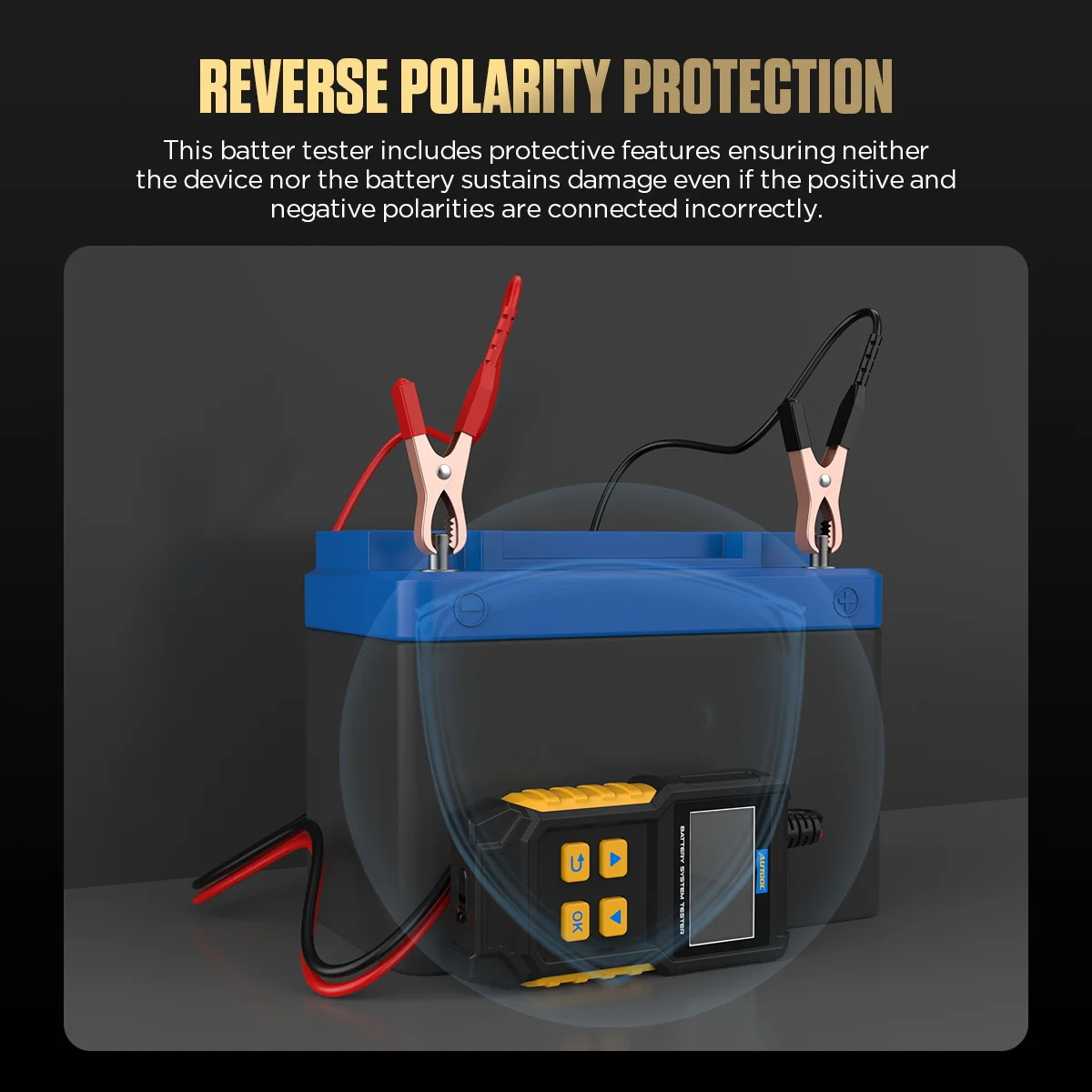 

2026 Анализатор-тестер автомобильных аккумуляторов 12В, цифровой измеритель емкости, диагностический прибор для автоаккумуляторов