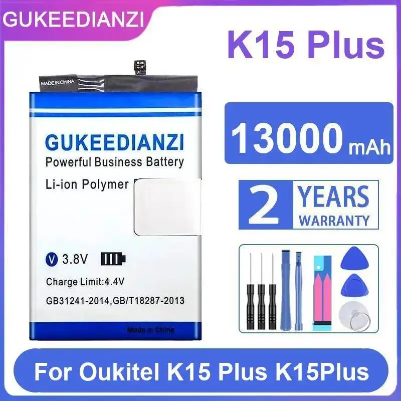 

Mobile Phone Battery Good Low-Temperature Performance For Oukitel K15 Plus 13000mAh