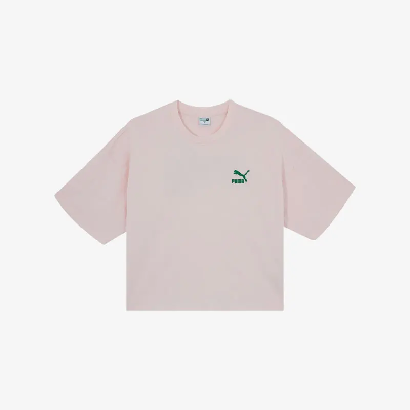 

Новая женская дышащая простая модная футболка Puma Authentic с круглым вырезом и короткими рукавами 622963-24