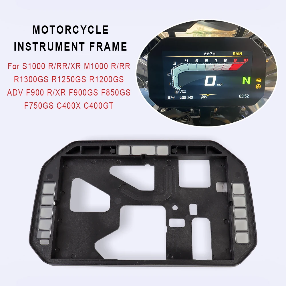 

Motorcycle Instrument Panel Frame TFT Display Fixing Bracket Accessories For BMW R1300GS R1250GS ADV S1000RR M1000R C400X C400GT