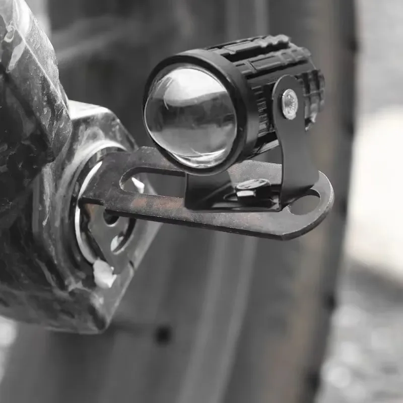 Universal Motorcycle Headlight Extension Bracket Fog Light Mount Holder E-bike LED Work Lamp Support Clamp Car Accessories