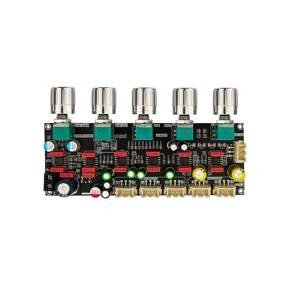 AIYIMA HIFI JRC2068 Preamp Tone Board Stereo Treble Bass Subwoofer Audio Preamplifier Volume Control For Power Amplifiers