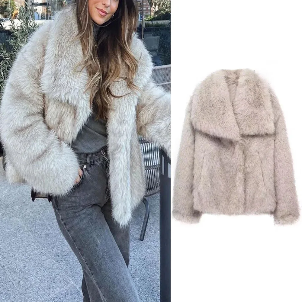 Metal Color Sequin Woven Jacket For Women Loose Stand Collar Long Sleeve Coat 2024 Autumn Winter Chic Female Outerwear