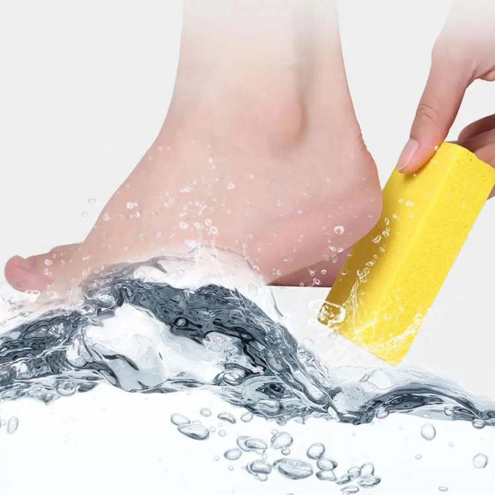 6Pcs Lovely Color Ergonomic Foot Scrubber Callus Remover Pedicure File Dead Skin Exfoliator Tool Pumice Stone for Heavy Callused