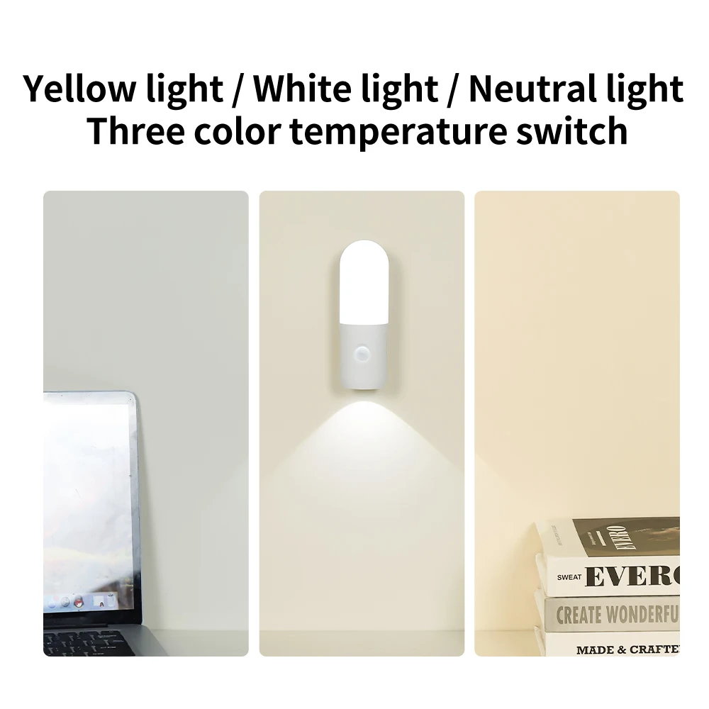 Magnetic Motion-Sensor Wall Light 2