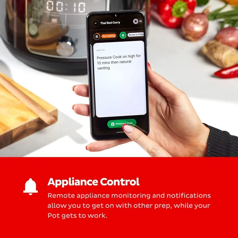 Instant Pot Pro Plus Wi-Fi Smart 10 في 1، طنجرة ضغط، طنجرة بطيئة، طباخ أرز، باخرة، مقلاة ساوتي، صانع زبادي، أكثر دفئا