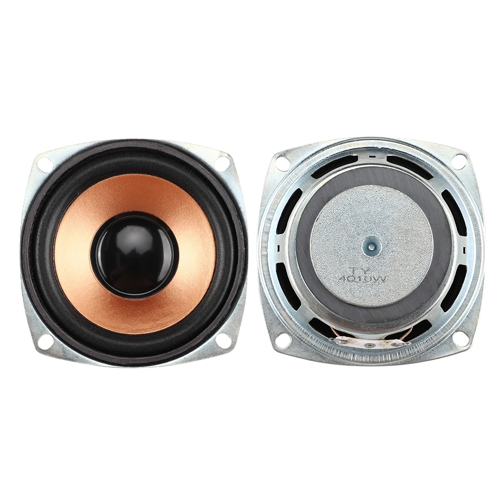 AIYIMA 2PCS 4 Ohm 10W 3 Inch Speaker Portable Square 77 MM Midrange Bass Subwoofer Sound DIY Amplifier Speakers Loudspeaker Home