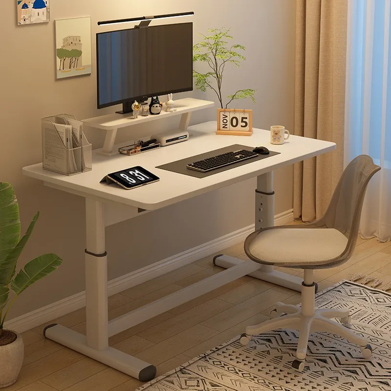 Student desk learning hand crank children simple bedroom home office desktop writing desk computer desk
